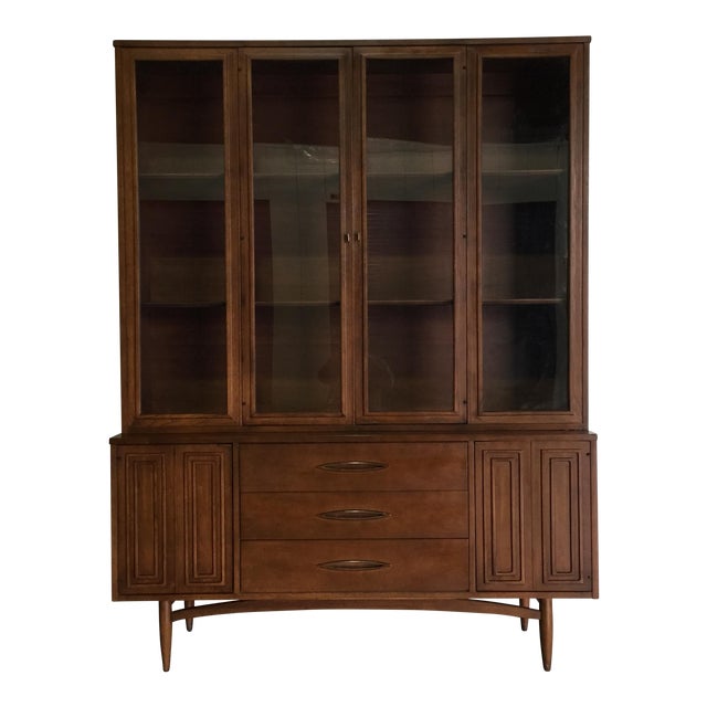 Broyhill Mid Century Sculptra Hutch Chairish
