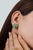 Gemstone 925 Silver 6.21 Ct Emerald and Diamond Floral Cluster Stud Earrings, a Pair For Sale - Image 7 of 12