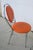 Textile Set of Orange Side Chairs, 1970s For Sale - Image 7 of 10
