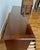 Chestnut 1980s Thomasville Mahogany Collection Triple Dresser and Mirror With Pediment. For Sale - Image 8 of 11