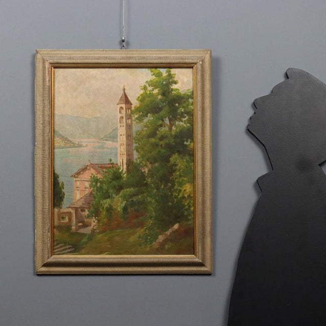 Oil on panel. Signed lower right. The Pisan artist was best known as an engraver (he taught engraving at the Academy of...