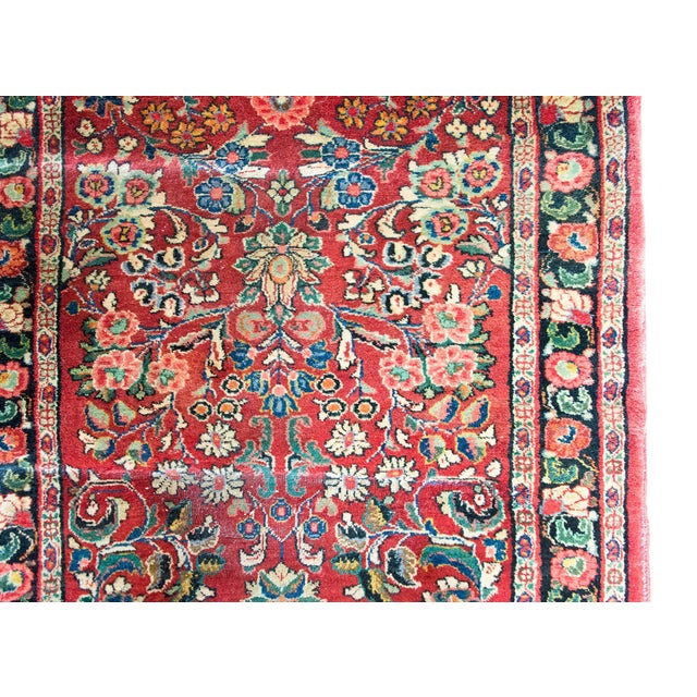 Early 20th Century Persian Sarouk Runner For Sale In Chicago - Image 6 of 15