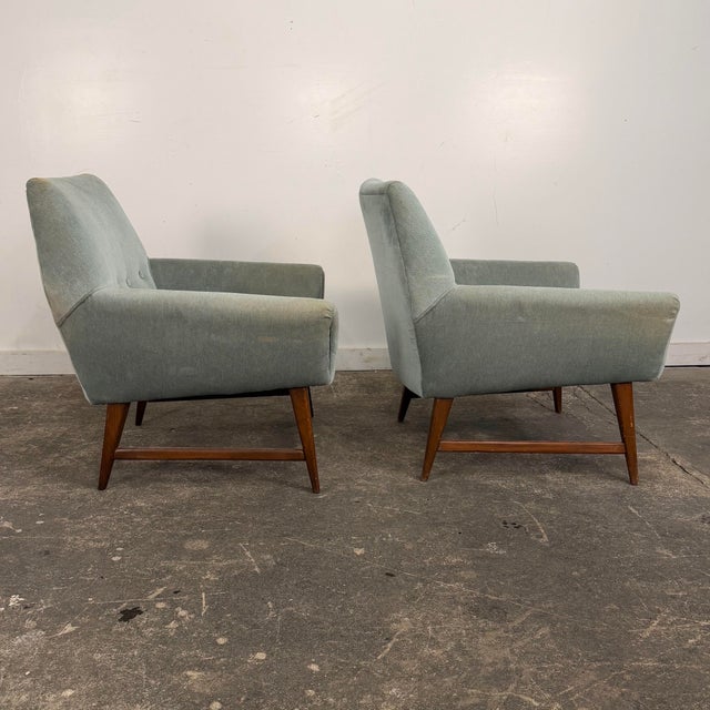 Pair of Mid-Century Modern Atomic Style Lounge Chairs For Sale In Cleveland - Image 6 of 12