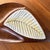 Emil Milan Sculptural Bissilon Mahogany Leaf Shaped Vessel With Ceramic Inlay, 1960s For Sale In New York - Image 6 of 8