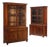 Rosewood Veneered Bookcases, Set of 2 For Sale