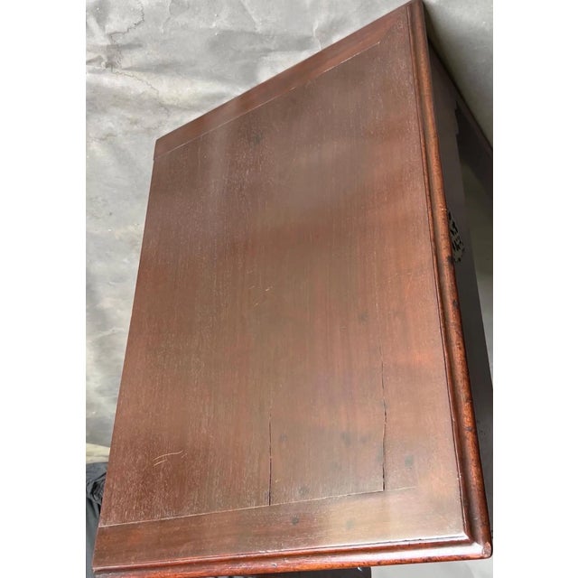 18th Century 18th Century Georgian Mahogany Dressing Table With Lift Top and Sliding Mirror For Sale - Image 5 of 6