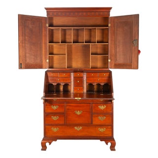 Fine Chippendale Secretary Desk “American Independence” For Sale