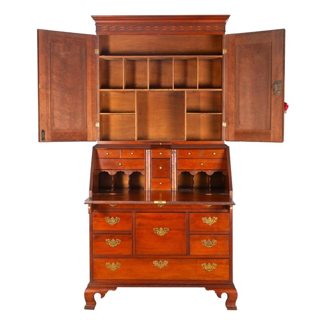 Fine Chippendale Secretary Desk “American Independence” For Sale