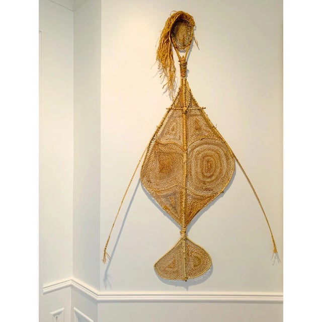 Textile Australian Aboriginal Yawkyawk Fiber Sculpture For Sale - Image 7 of 8