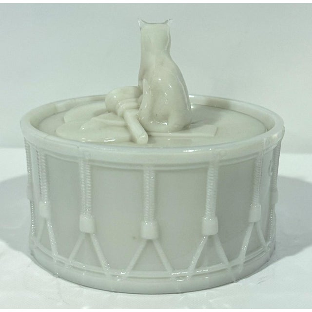 Early 20th Century Early 20th Century Portieux Vallerysthal Powder Jar For Sale - Image 5 of 7