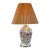 Vintage Coastal Glass Ginger Jar Shell Lamp For Sale