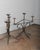 Late 19th Century Pair of Large Wrought Iron and Brass Church Candelabras For Sale - Image 5 of 10