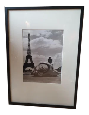 Robert Doisneau, Paul Arzens' Electric Egg in Front of the Eiffel Tower, 1980, Silver Gelatin Print