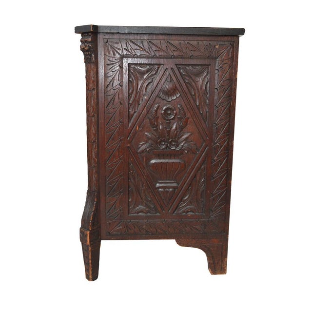 Wood 19th Century Italian Carved Dresser For Sale - Image 7 of 11
