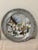 1980s Pewter and Porcelain Season Plate For Sale - Image 4 of 5