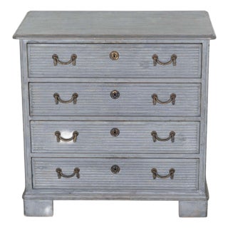 Swedish Gustavian Style Painted Chest of Drawers, circa 1960 For Sale