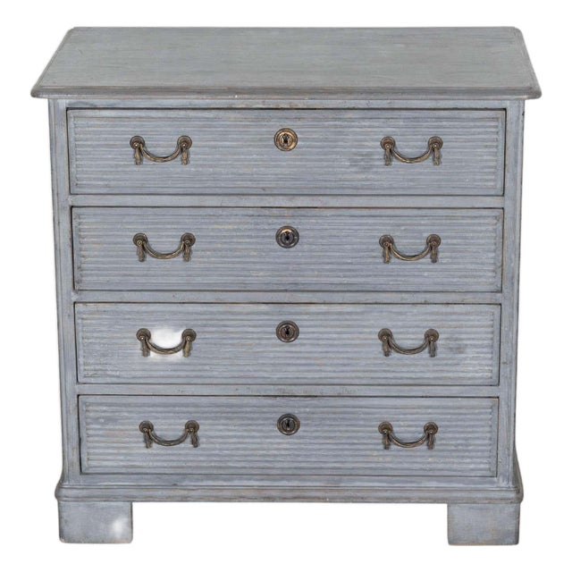 Swedish Gustavian Style Painted Chest of Drawers, circa 1960 For Sale