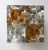 1970s Glass Cube Square Metal Sconces by Poliarte - a Pair For Sale - Image 10 of 12