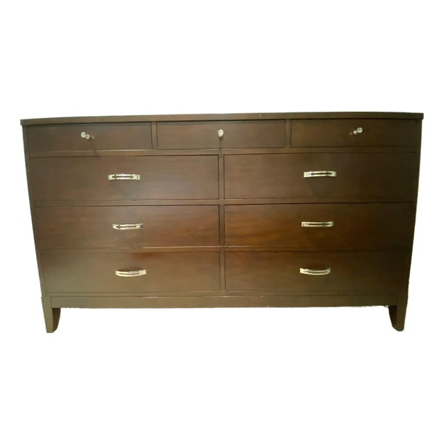 Fall 2009 Henkel Solid Cherry 422 Triple Dresser – Coffee Finish For Sale