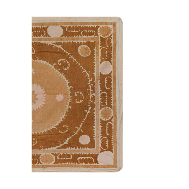 Uzbek Suzani Textile - Wall Decor For Sale - Image 4 of 12