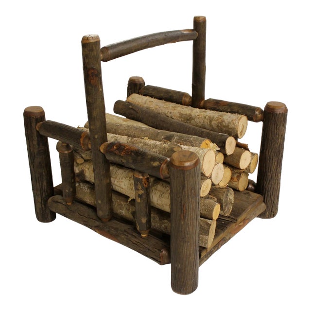 Handcrafted in Pennsylvania this hickory holder is mortise and tenoned construction with reclaimed chestnut attached to...