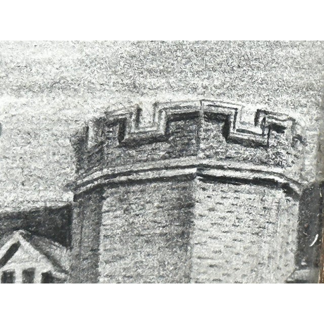 Georgian Pencil Drawing of Gisborne Court, Peterhouse Cambridge — British School in the Manner of Joseph Michael Gandy For Sale - Image 9 of 18