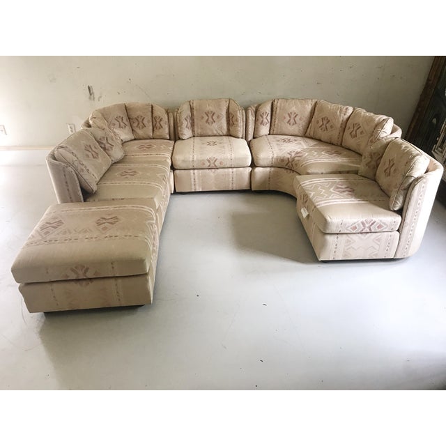 1980s Vintage Henredon Modular Sculptural Sectional Sofa Chairish