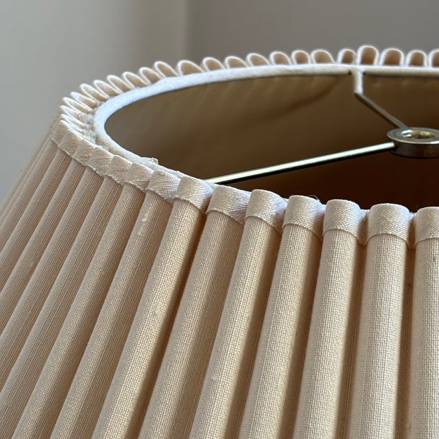 Mid-20th Century Scalloped Empire Lamp Shade For Sale - Image 11 of 18