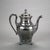 2 Piece Antique Figural Silver Plated Tea Set with Warrior Cameo, Circa 1890 For Sale - Image 6 of 8