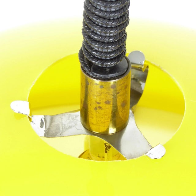 Yellow & White ABS Ball Light from Disderot, 1960s For Sale - Image 9 of 13