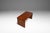 Wood Set of Two ( 2 ) Handmade Minimalist Custom-Made Studio / Gallery Benches in Walnut, Usa, C. 1980s For Sale - Image 7 of 18
