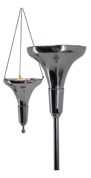 The Luminator Floor Lamp and Pendant, 1930s, Set of 2