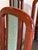 High Back Wooden Dining Chairs Set of 8 With Green Upholstery Vintage Mid-Century Modern For Sale - Image 9 of 9