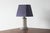 This ceramic lamp, produced by Søholm, is a unique piece from the Danish Modernist era, where the serene, organic...