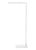 Contemporary Visual Comfort Modern Klee 43 Floor Lamp LED Polished Nickel and Marble For Sale - Image 3 of 3