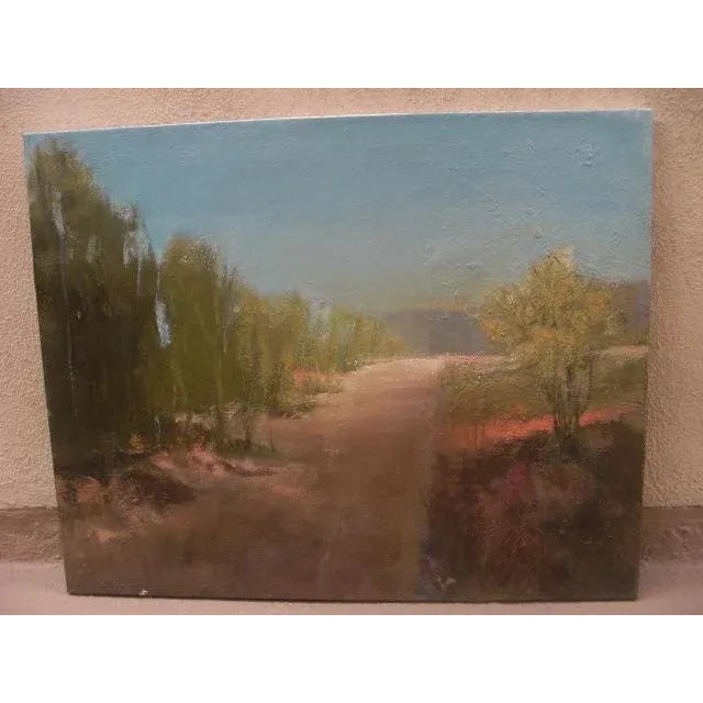 Late 20th Century Impressionistic Desert Landscape Painting For Sale In Los Angeles - Image 6 of 6