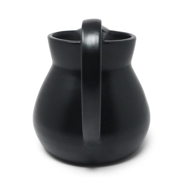 1990s Italian Bucchero Ceramic "Gubbio" Blade-Spout Jug by Gio Ponti for Neoponti/Costantino For Sale In New York - Image 6 of 10