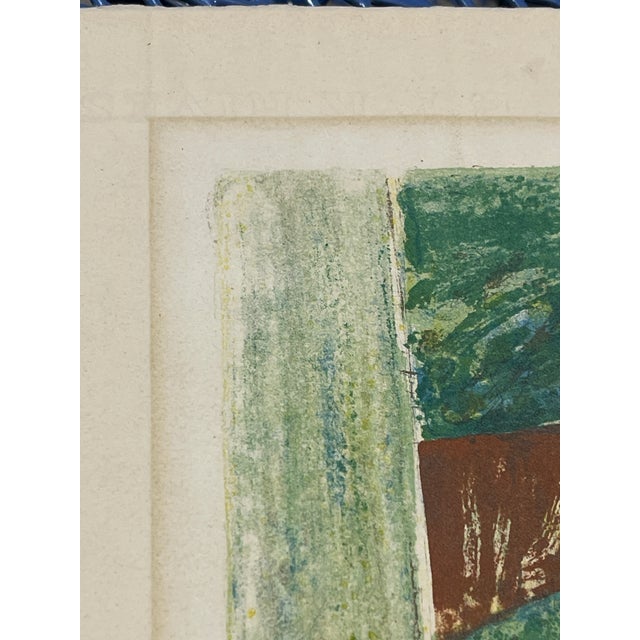 Jacques Petit Signed "Le Gouter" (Tea Time) 1970 Lithograph For Sale - Image 6 of 13