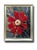 Clemantis Alannah: Original Framed Red Flower Painting on Canvas. High Gloss. Dimension: 18in x 22in Kanayo Ede Studio...
