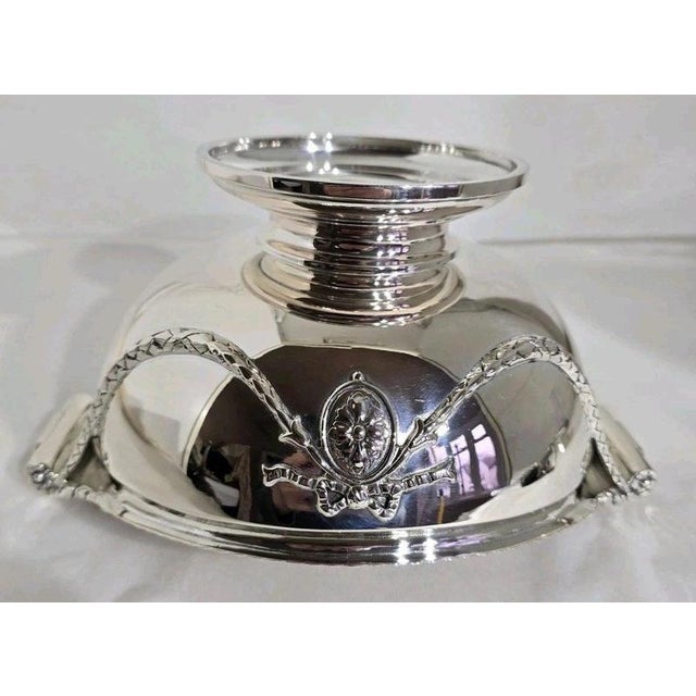 Mid-Century Modern German .800 Silver Tazza from Gebrüder Friedländer, 1965 For Sale - Image 9 of 16