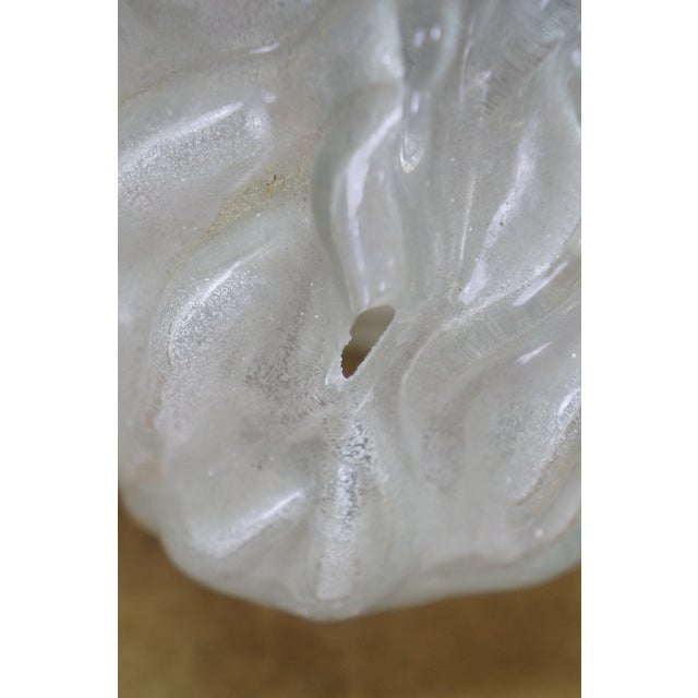 Antique French Empire Frosted Glass Flambe Flame Torch Lamp Chandelier Shades - Set of 3 For Sale - Image 13 of 15
