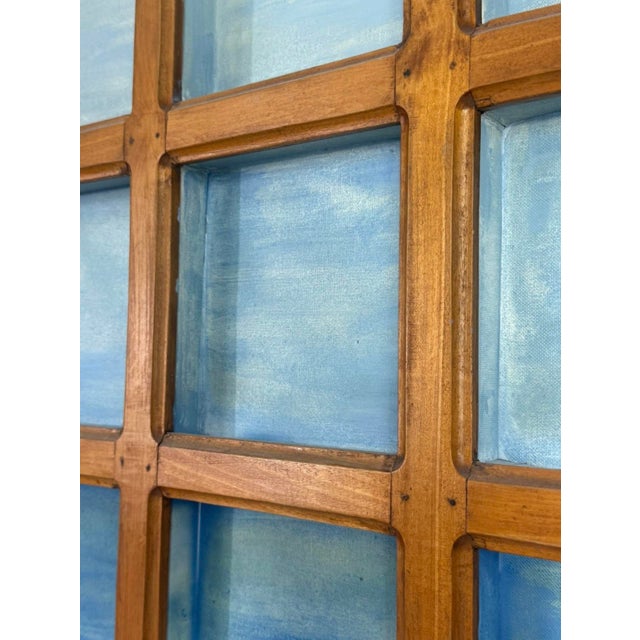 Sky Blue Ivan Patricio Santander Baquero 1988 Mixed Media For Sale - Image 8 of 11