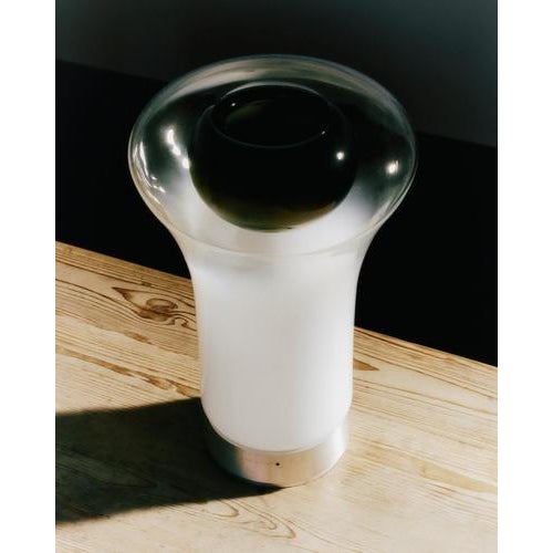 Black Saffo Table Lamp by Angelo Mangiarotti For Sale - Image 8 of 10