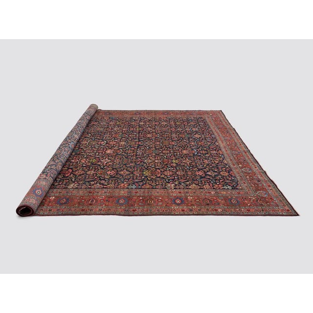 Antique Middle Eastern Mashad Rug, 1890s For Sale - Image 3 of 9