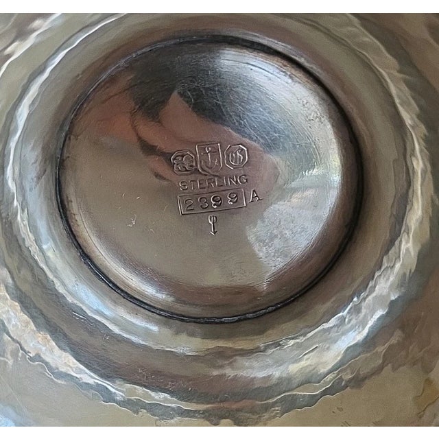 Early 20th Century Monumental 18 Inch Gorham Arts & Crafts Sterling Silver Vase Ca. 1909 For Sale - Image 5 of 6