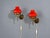 Mid-Century Modern 1970s Örsjö Industri Ab, Wall Lights, Brass, Orange Glass - Pair For Sale - Image 3 of 11
