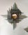 Hammered Glass Silver Iron Star Sconces by Biancardi, Italy, 1970s, Set of 3 For Sale - Image 13 of 17