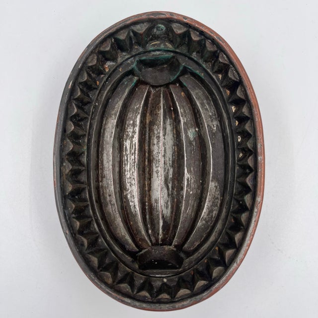 Late 19th C. Large Melon Copper Mold Cake Pan For Sale - Image 9 of 11