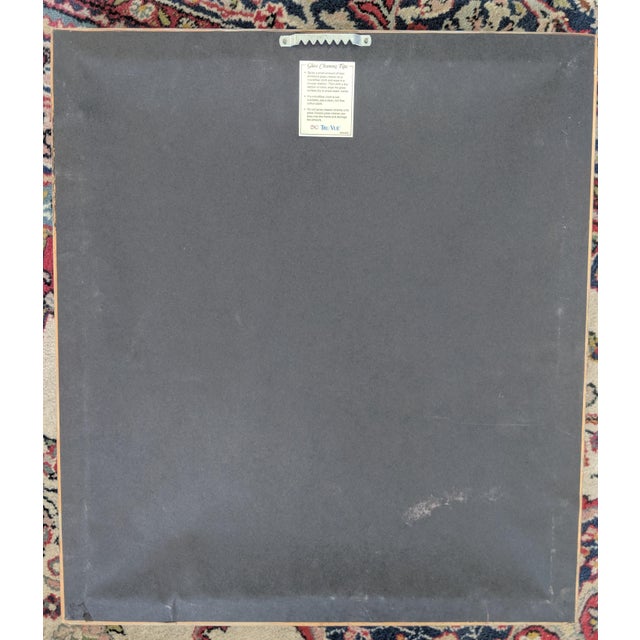 Vintage Original Schnauzer Dog Portrait Signed and Dated For Sale - Image 12 of 12