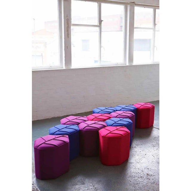 The Multi-Awarded Leaf Seat designed by Nicolette de Waart is a unique pouf based on stylized leaves, artisanal produced...